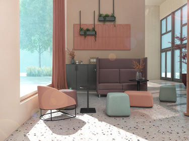 Bürolounge NEW WORK – Individuell planbar | Empfang & Meeting